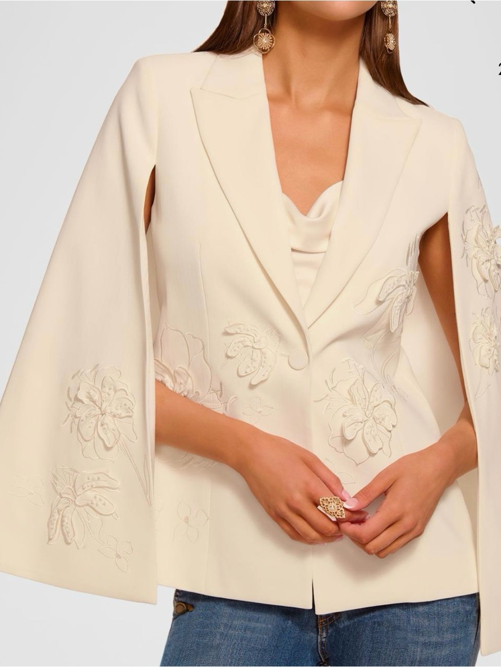 Ramy Brook Ivory Lace Blazer NWT